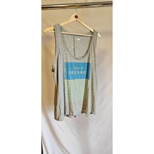 Old Navy Graphic Tank Top- Dream On Dreamer, Women's XL